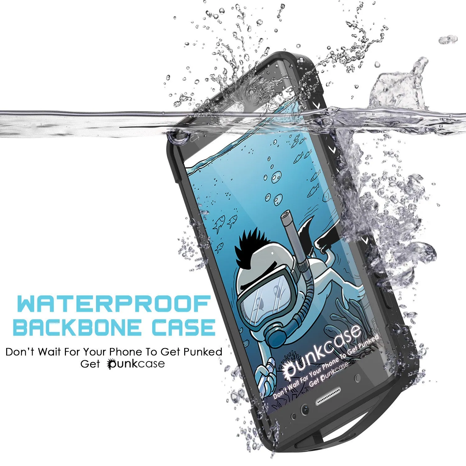 Galaxy Note 7 Waterproof Case, Punkcase WEBSTER Series, Transparent | Heavy Duty Armor Cover