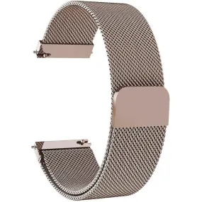 Garmin Vivomove Luxe milanese stainless steel watch strap - Rose Gold