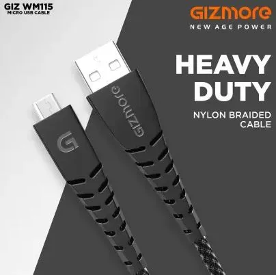 Gizmore Micro USB Cable Nylon Braided 2.4A