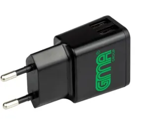 GMA Dual USB Wall Charger 2.4A