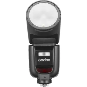 Godox V1Pro C Flash with Round Head, Auto Zoom Control, Range 28-105mm, Tilts 7 to 120, Rotates 330 Degree Built-In LED Modeling Lamp for Canon E-TTL, E-TTL II