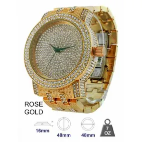 Gold Metal Watch For Men