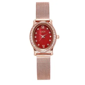 Goldie Milan net belt diamond student watch small fresh casual women's watch