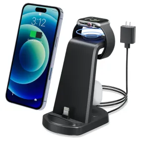 GPED GX498BK 18W Fast Wireless Charging Station, Black