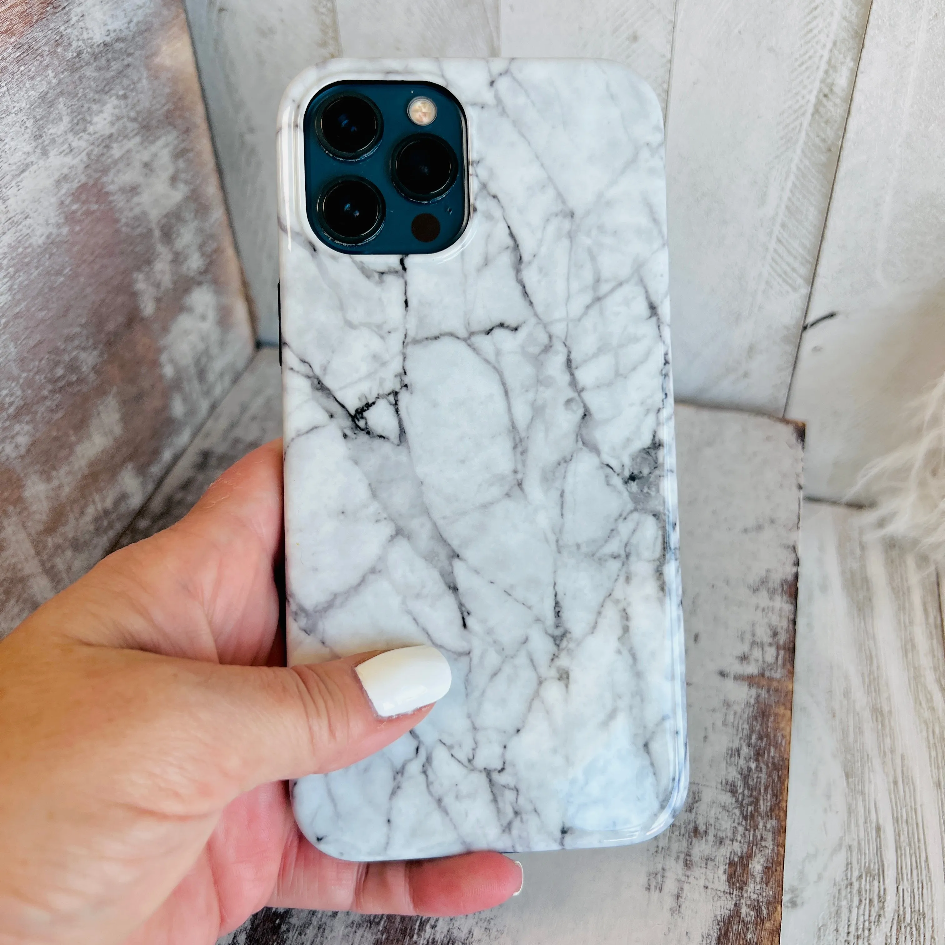 Grey Marble Case For iPhone