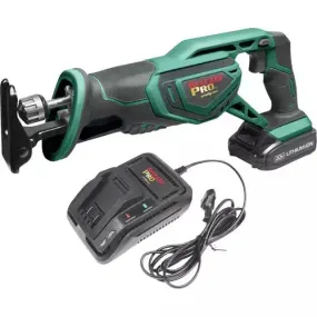 Grizzly PRO T30294X1 - 20V Reciprocating Saw Kit with Li-Ion Battery & Charger