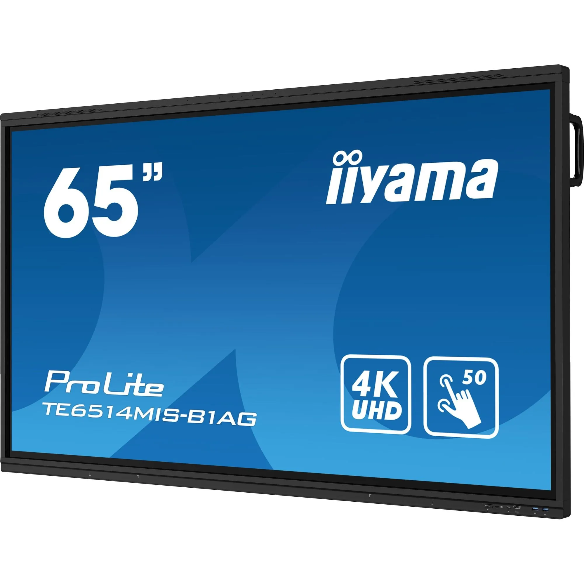 Iiyama ProLite TE6514MIS-B1AG 65" PureTouch-IR  Touch Screen 4K 24/7 Large Format Display with Android, Wifi & USB-C