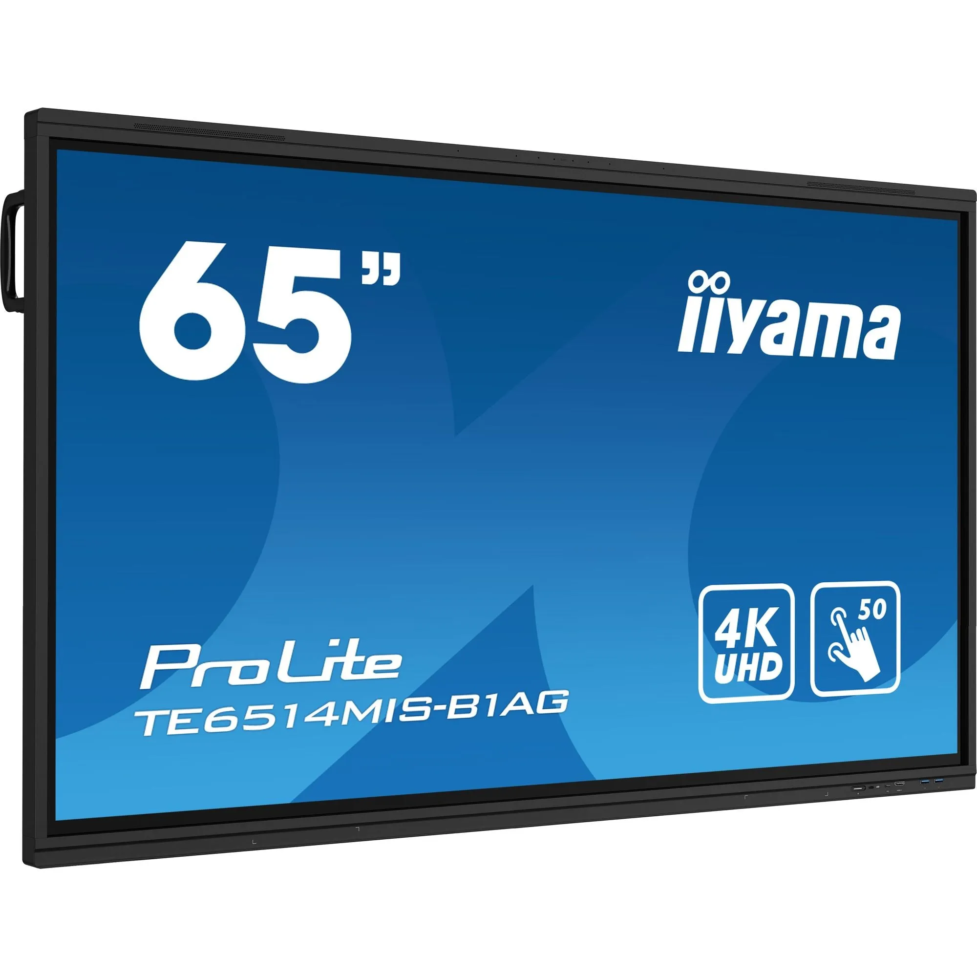 Iiyama ProLite TE6514MIS-B1AG 65" PureTouch-IR  Touch Screen 4K 24/7 Large Format Display with Android, Wifi & USB-C