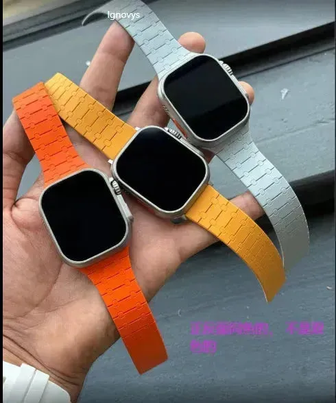 Innovative Magnetic Silicone Watch Strap for iwatch