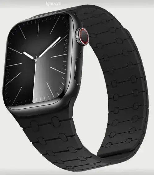 Innovative Magnetic Silicone Watch Strap for iwatch