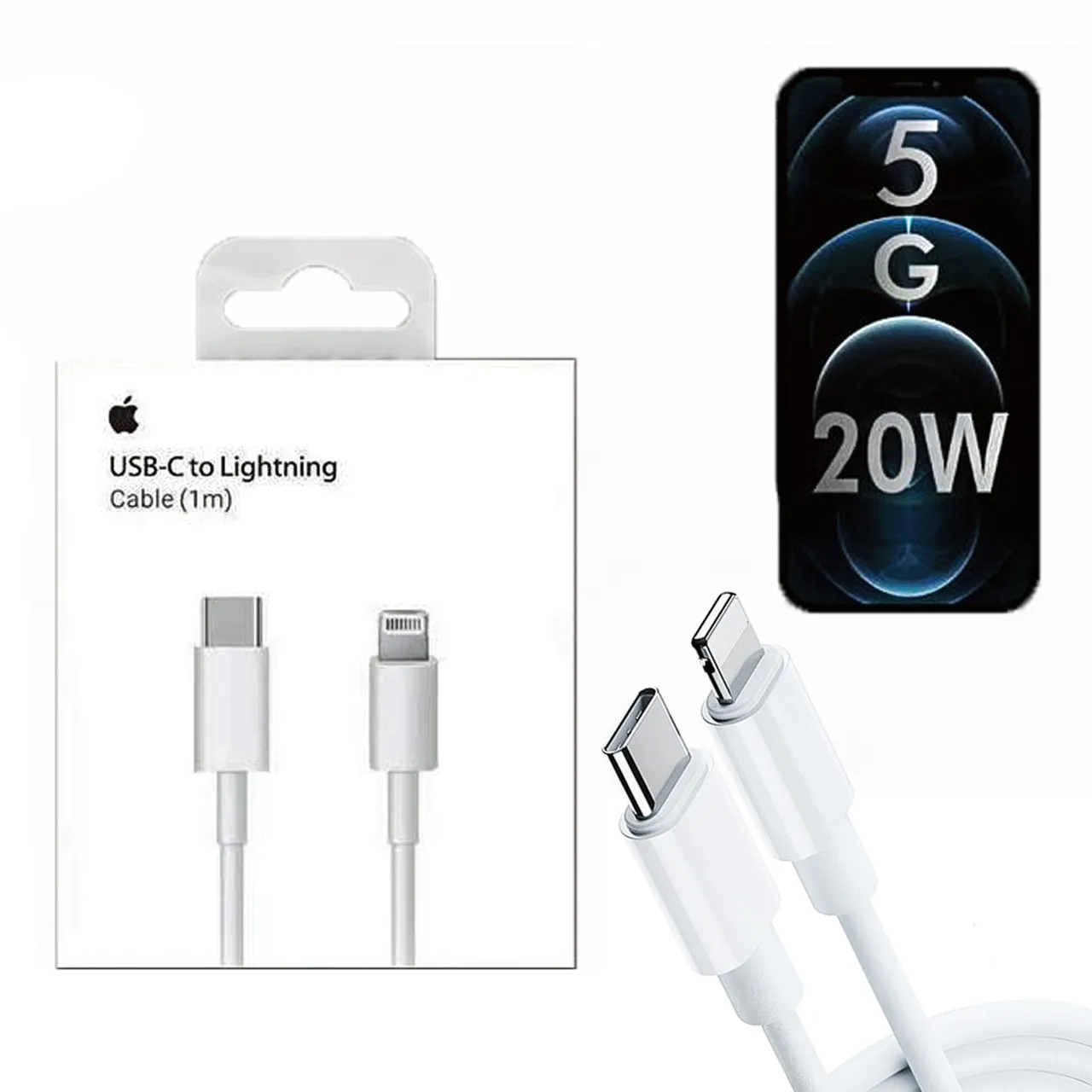 IPHONE PD CABLE 20W AAAA QUALITY LIGHTENING TO TYPE C