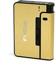 ITEM# 0008   Metal Cigarette Case 10pcs Capacity Cigarette Box Nice Gift, Silver, Black, Gold. (Watch Video)