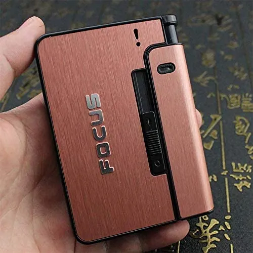 ITEM# 0008   Metal Cigarette Case 10pcs Capacity Cigarette Box Nice Gift, Silver, Black, Gold. (Watch Video)