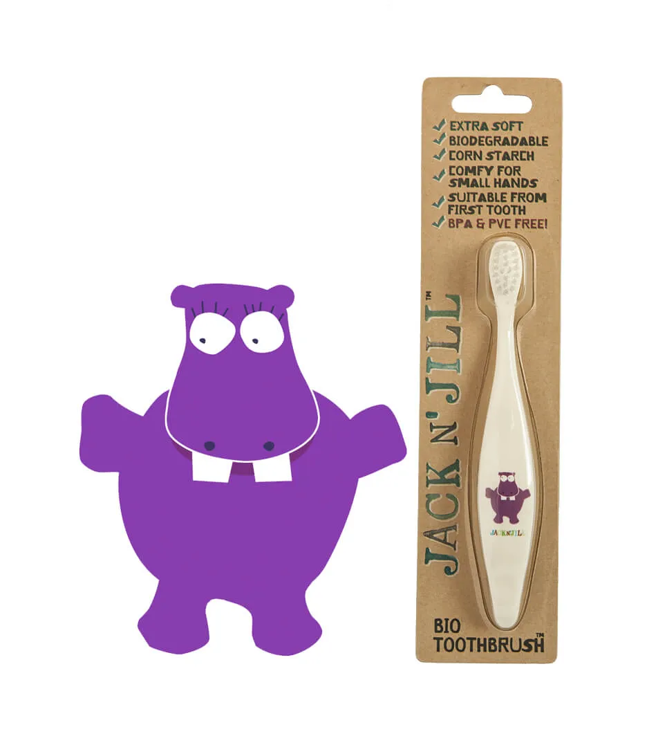 Jack N Jill - Bio Toothbrush - Hippo