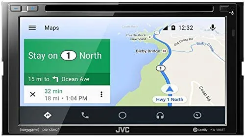 JVC KW-V85BT Compatible with Android Auto/Apple CarPlay CD/DVD Stereo/Bluetooth