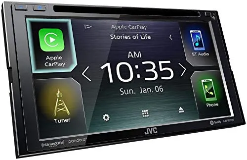 JVC KW-V85BT Compatible with Android Auto/Apple CarPlay CD/DVD Stereo/Bluetooth