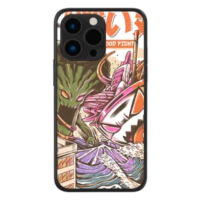 Kaiju Food Fight LED Case for iPhone