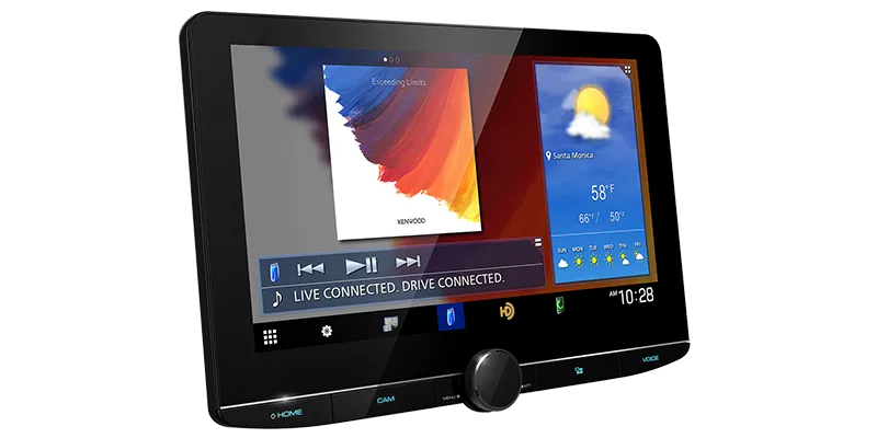 Kenwood DMX1057XR 10.1" Tablet style Floating panel Media player Kenwood Excelon