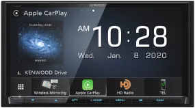 Kenwood Excelon DMX907S 6.95" Wireless Apple CarPlay & Android Auto Media Receiver