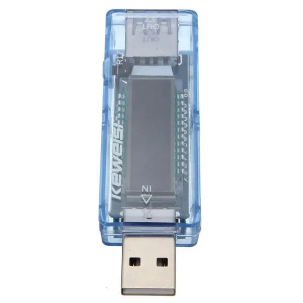 KEWEISI USB Tester: Tests 4-20V, 0-3A Check if your device or charger is working