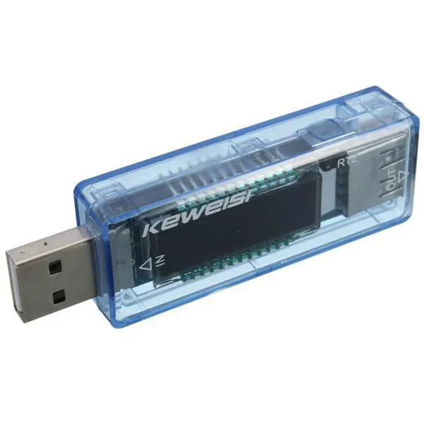 KEWEISI USB Tester: Tests 4-20V, 0-3A Check if your device or charger is working