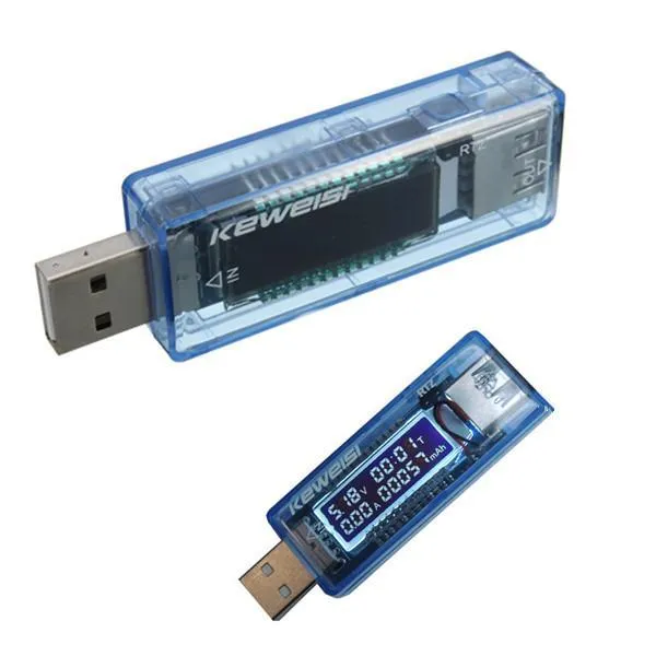 KEWEISI USB Tester: Tests 4-20V, 0-3A Check if your device or charger is working