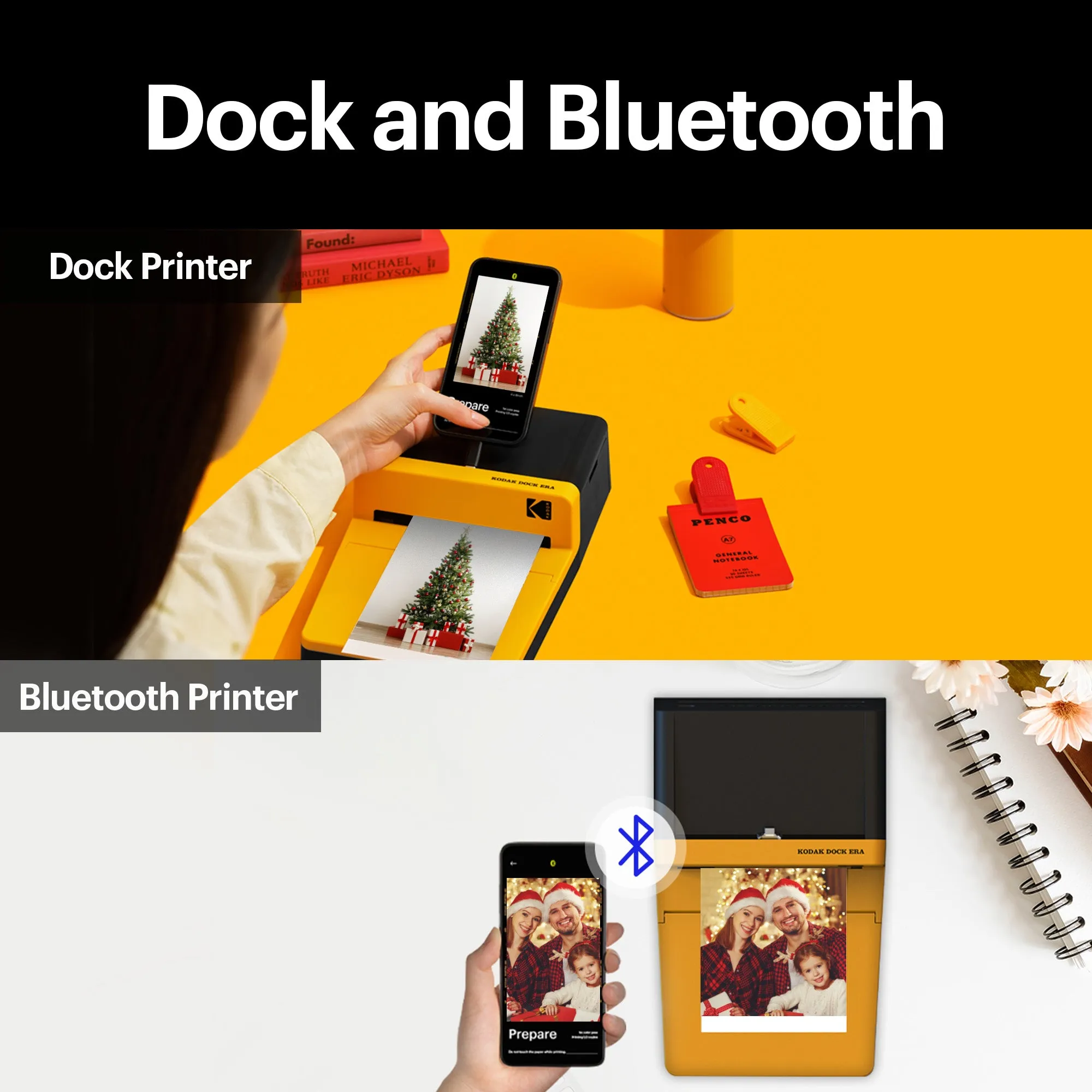 KODAK Era Photo Printer Dock 4x6" inches (printer   10 sheets)