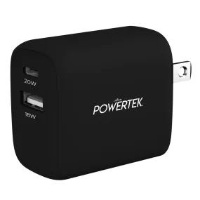 Liquipel Powertek Wall Charger 20/18W - Black