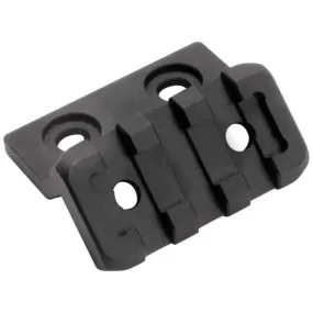 Magpul, M-LOK Offset Light/Optic Picatinny Rail Mount, Aluminum , Black