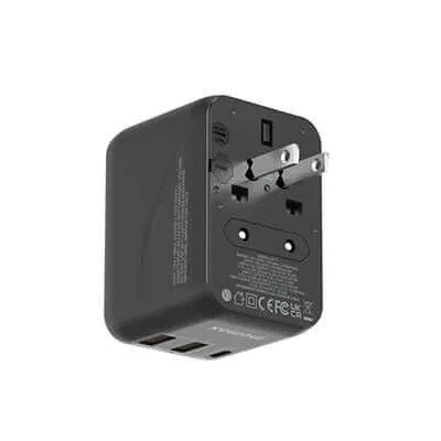 Momax 1-World 3-Port Travel Charger 20W