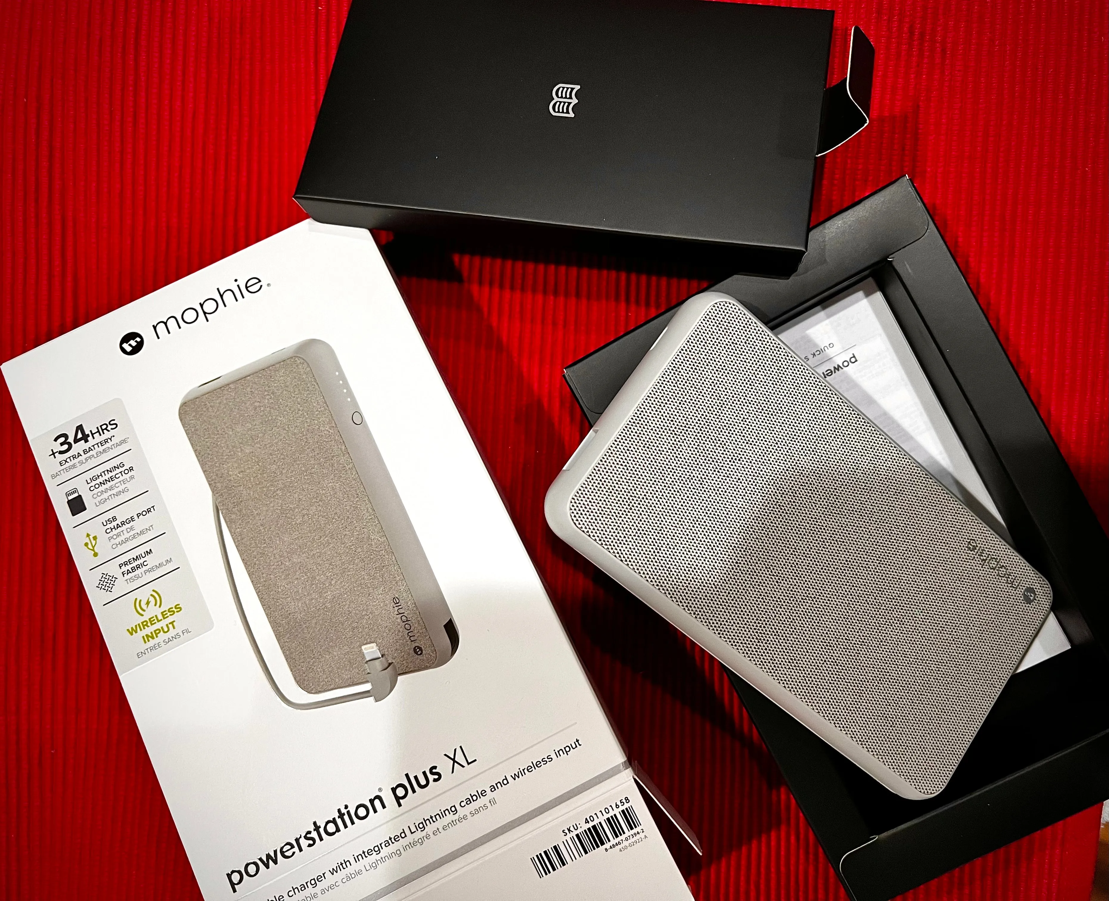 Mophie Powerstation plus XL 34 hours battery backup