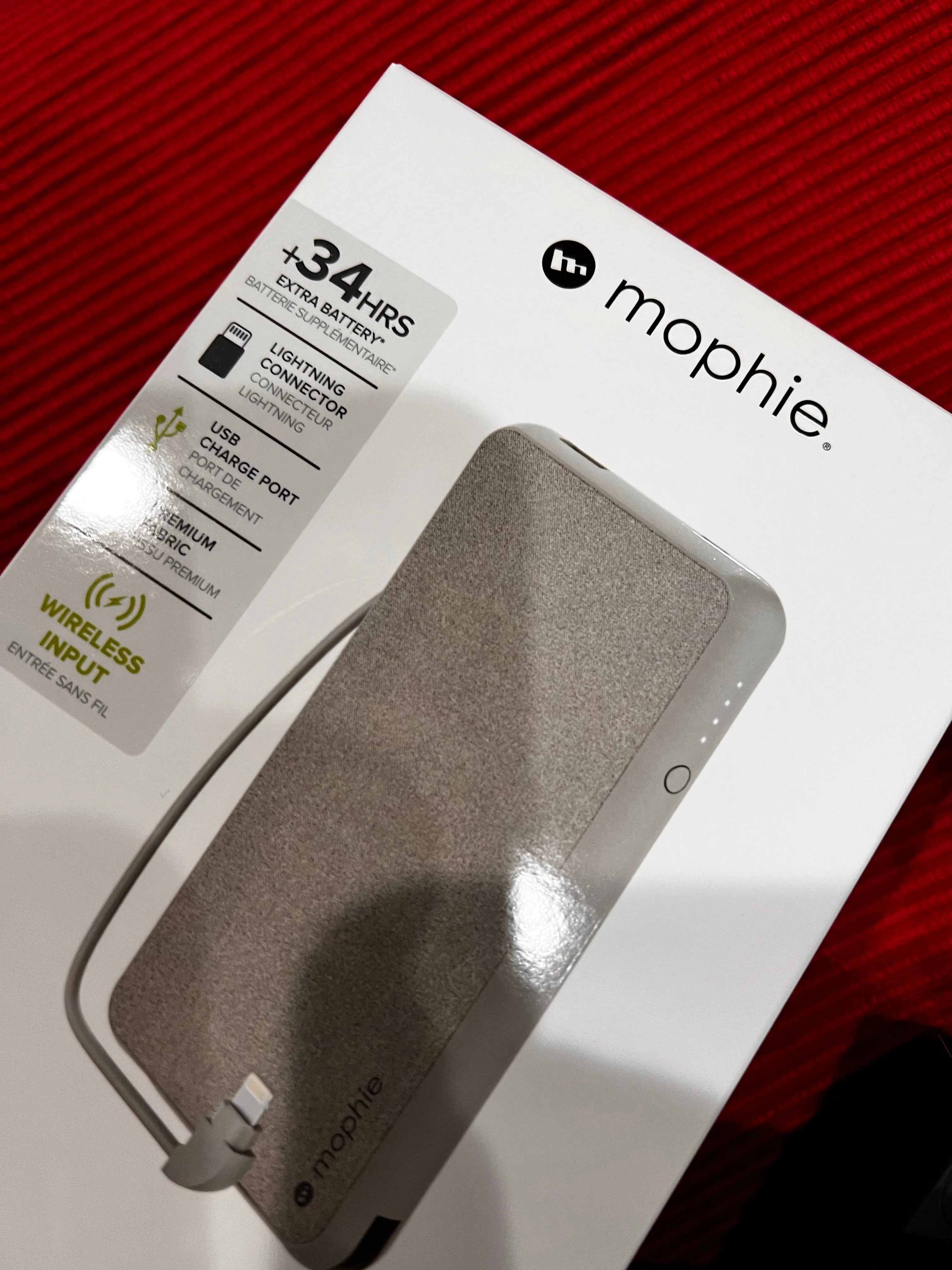 Mophie Powerstation plus XL 34 hours battery backup