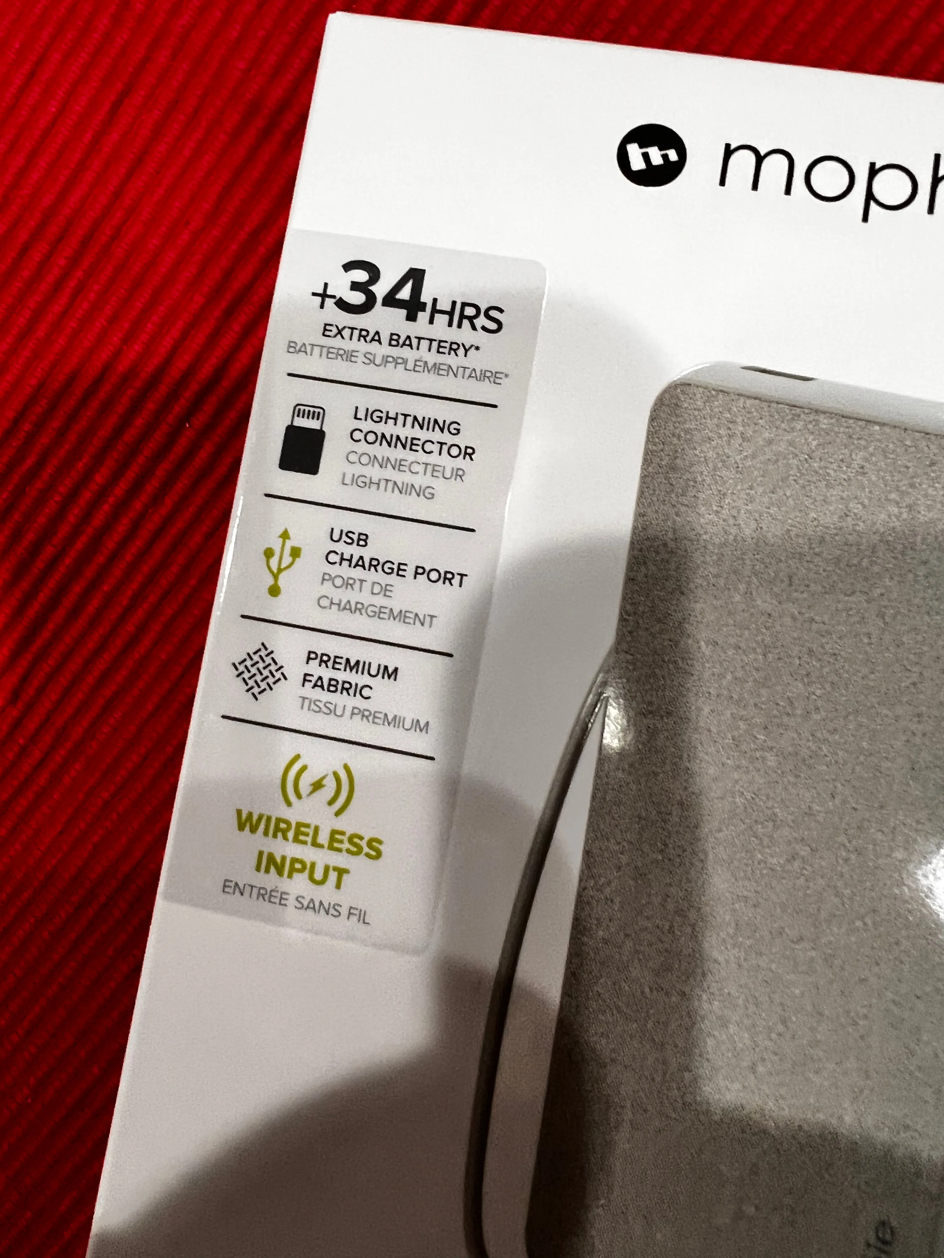 Mophie Powerstation plus XL 34 hours battery backup