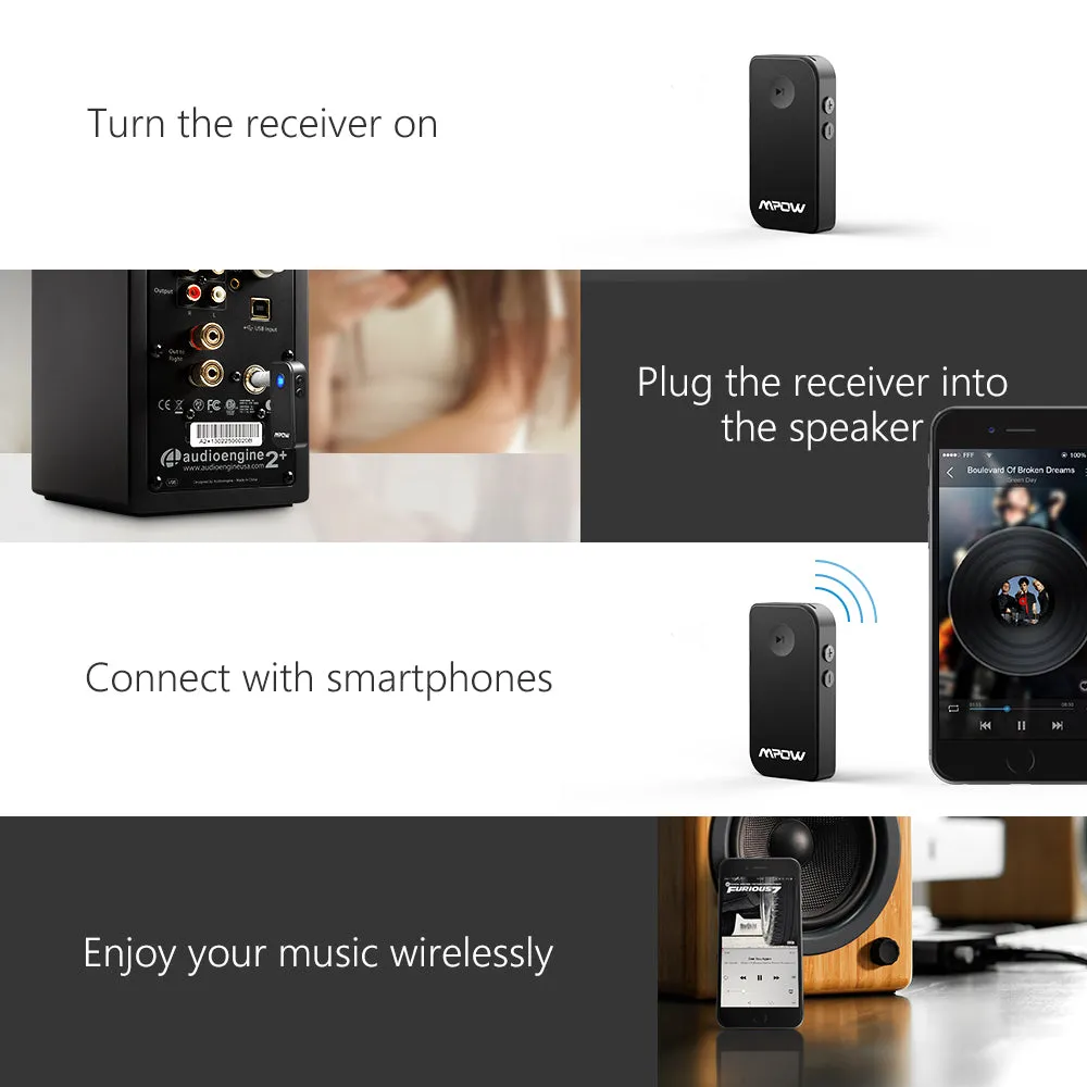 MPOW BH044E Bluetooth Receiver