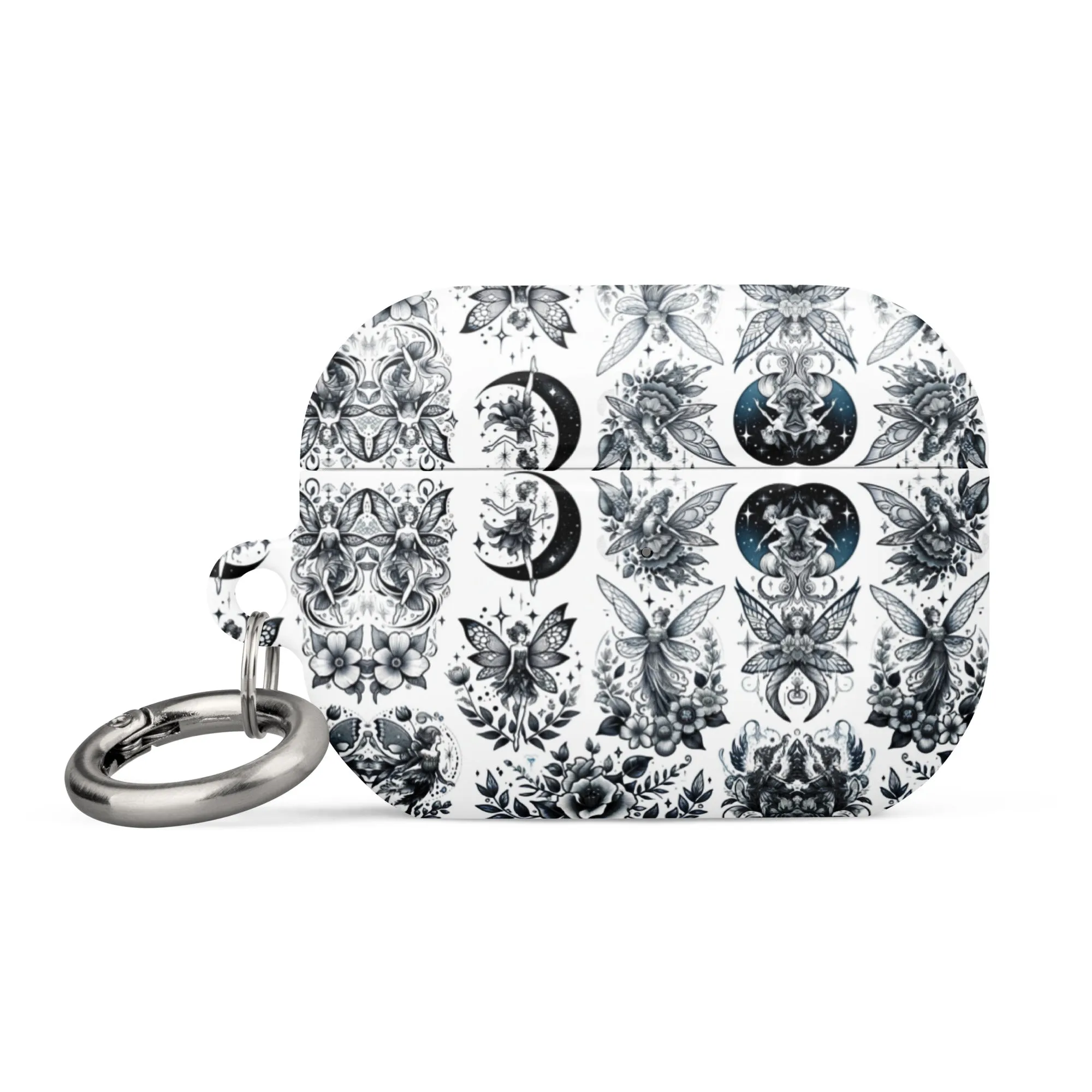 Mystic Fairy AirPods® Case | Impact-Resistant Polycarbonate | Metal Carabiner | Scratch & Drop Protection