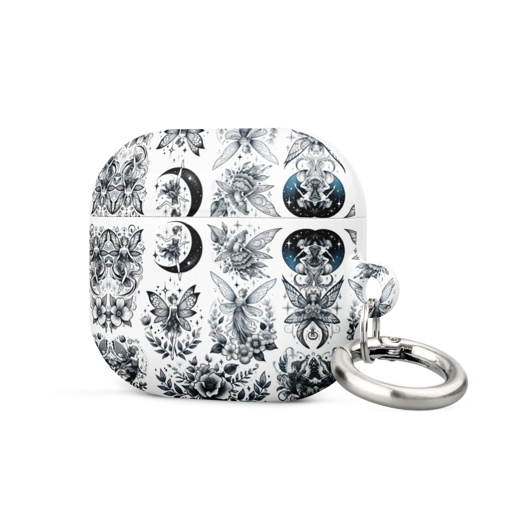 Mystic Fairy AirPods® Case | Impact-Resistant Polycarbonate | Metal Carabiner | Scratch & Drop Protection