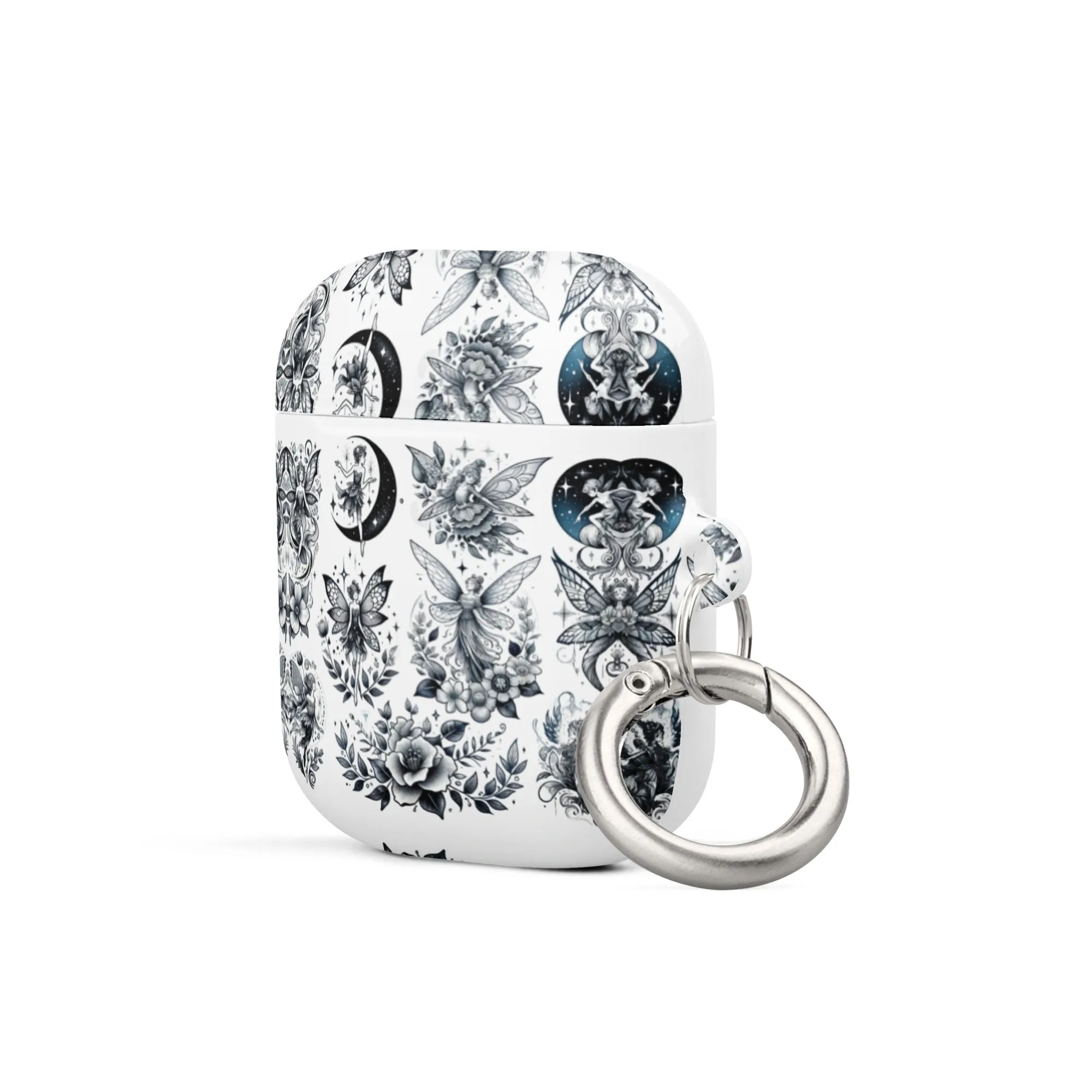 Mystic Fairy AirPods® Case | Impact-Resistant Polycarbonate | Metal Carabiner | Scratch & Drop Protection