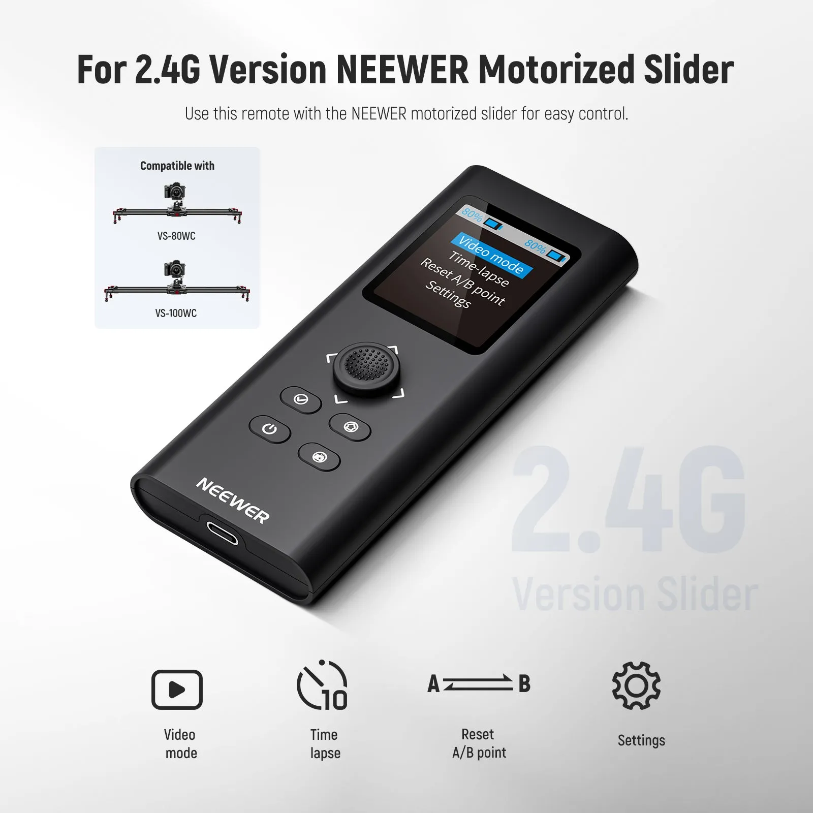 NEEWER RT-08 Wireless Remote for NEEWER Slider