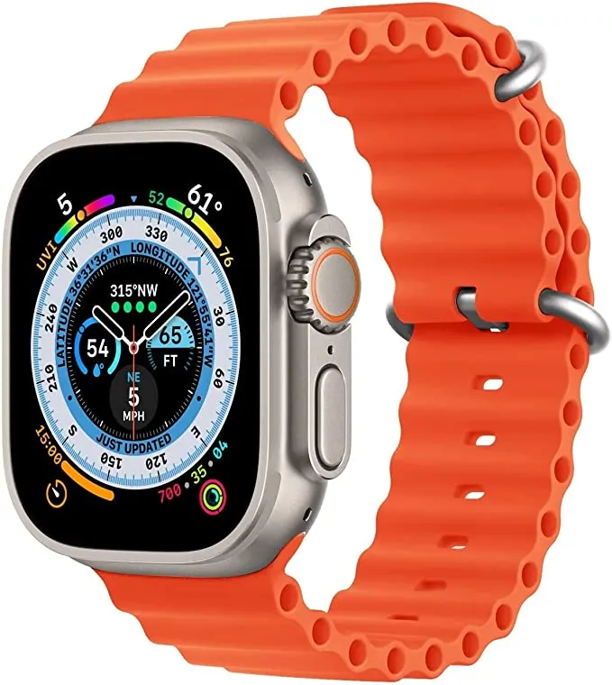 Ocean Band Strap Compatible With Apple Watch 41MM 40MM 38MM-Orange