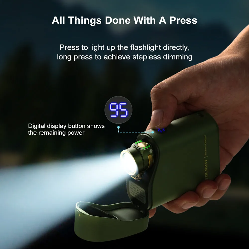 Olight Baton 4 Premium Edition Rechargeable EDC Torch With Wireless Charging Case