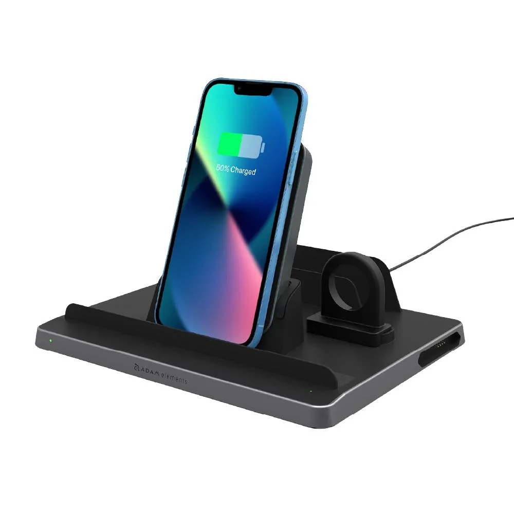 OMNIA Q5 5-in-1 Wireless Charging Station   OMNIA F6 65W Super Charging Kit-UK Plug