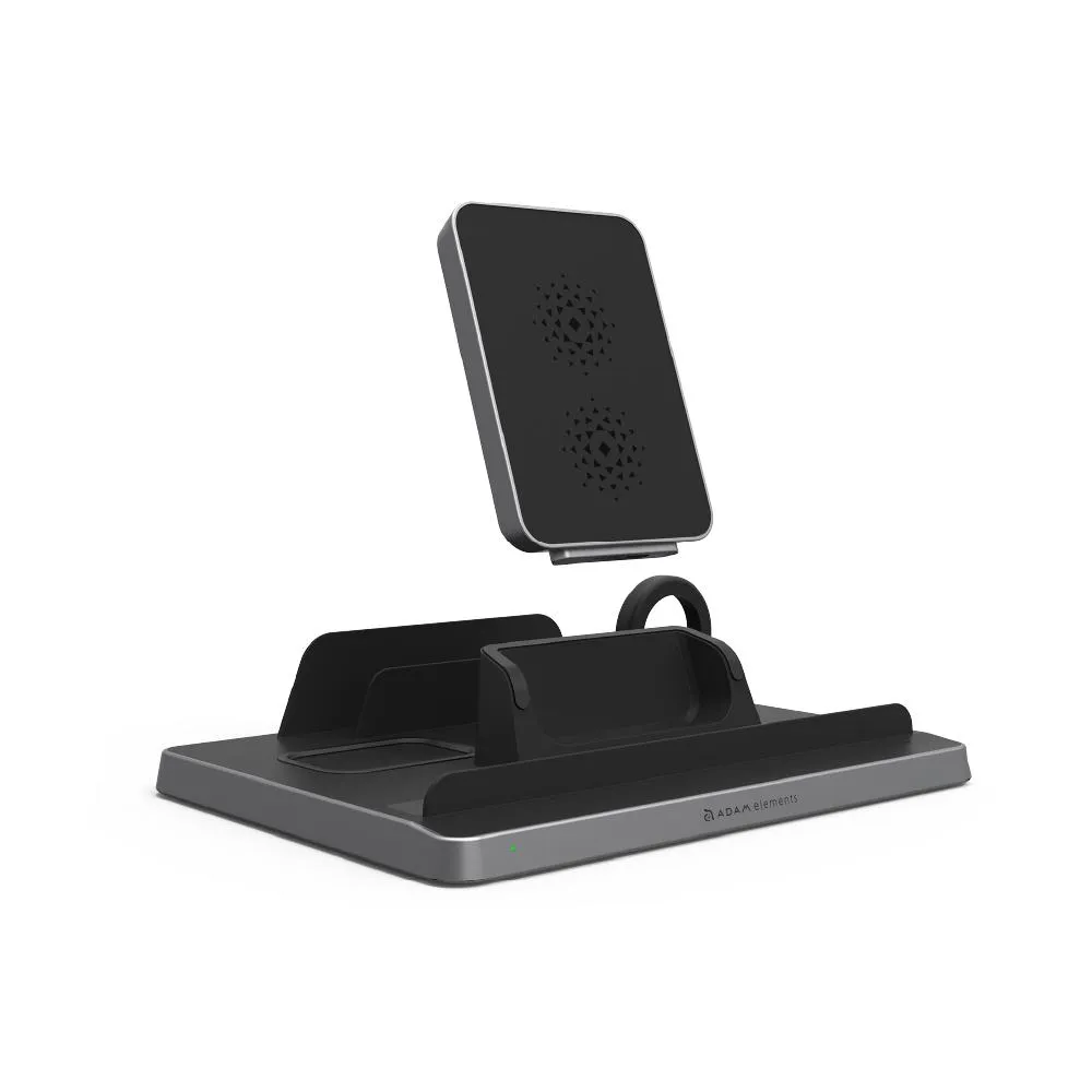 OMNIA Q5 5-in-1 Wireless Charging Station   OMNIA F6 65W Super Charging Kit-UK Plug