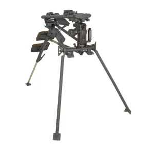 Original German WWII Era MG 42 Sustained Fire Lafette Mount Tripod - Painted Panzergrau