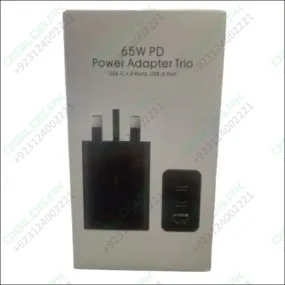 Original SAMSUNG 65W POWER ADAPTER TRIO PD without cable