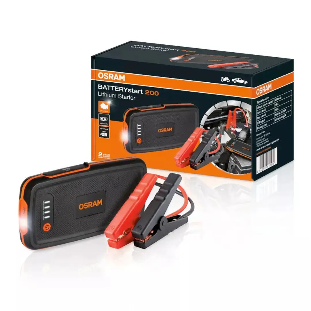 Osram OBSL200 - Portable Emergence Vehicle Jump Start Kit