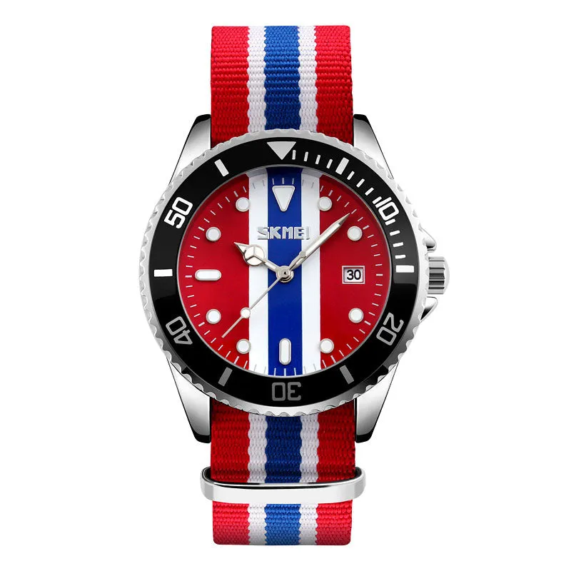 Personality fashion nylon strap watch W2391833