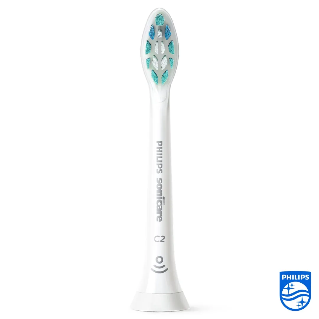 Philips Sonicare C2 Optimal Plaque Defense, HX9022/10 - Pack of 2 (White)