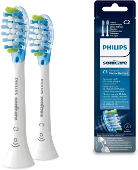 Philips Sonicare Original AdaptiveClean Standard Sonic Toothbrush Heads - 2 Pack in White (Model HX9042/17)