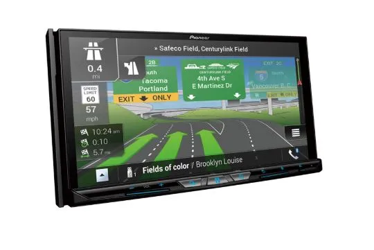 Pioneer AVIC-W8500NEX Navigation Receiver with 6.94˝ WVGA Capacitive Touchscreen Display