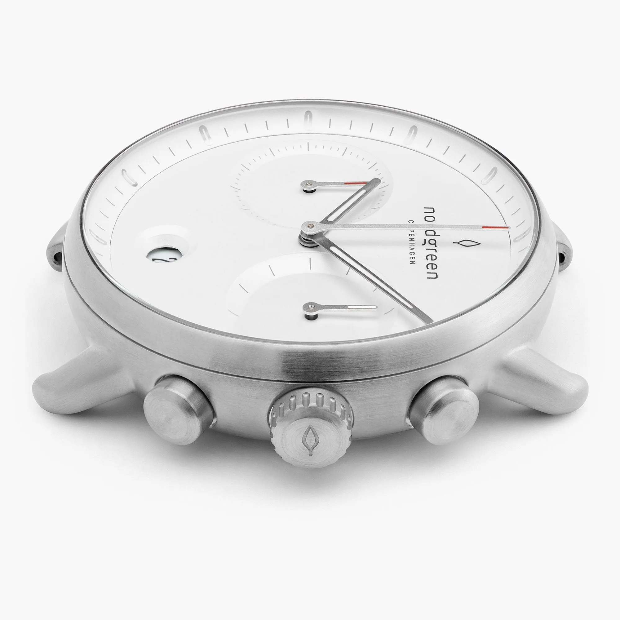 Pioneer | White Dial - Brown Vegan Leather